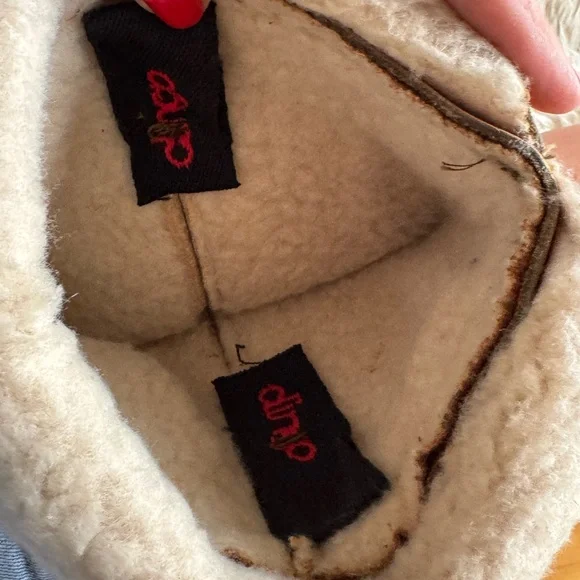 Dingo Leather and Faux Shearling Knee Boots - Picture 9 of 15